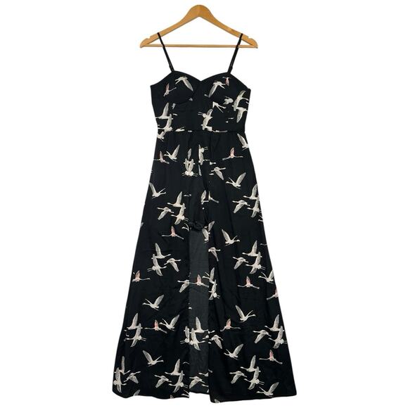 Band of Gypsies Dresses & Skirts - Band Of Gypsies Romper Maxi Dress Womens Small Blue Bird Boho Festival Flowy